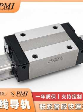 PMI 银泰 直线导轨 滑块 MSA MSB 15 20 25 30 35 S E LS LE TS