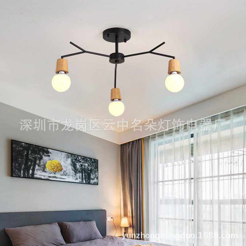 现货供应跨境北欧现代铁艺吊灯创意个性木艺术客厅卧室鹿角吸顶灯,鲜花速递/花卉仿真/绿植园艺,其它园艺用品,淘宝优惠券,粉丝福利购,淘宝优惠卷