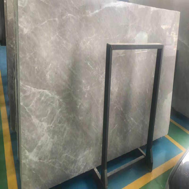 厂家灰色天然大理石台面窗台板云多云朵拉灰洗手台过门石门槛石