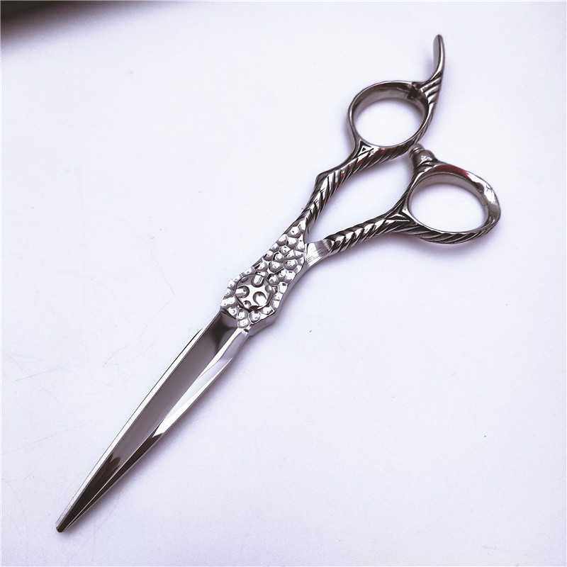 复古手柄理发剪 牙剪碎发剪 平剪  高螺帽美发剪刀 外贸理发剪刀