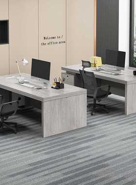 白色办公桌老板桌办公室简约现代经理主管桌椅组合家用电脑书新品