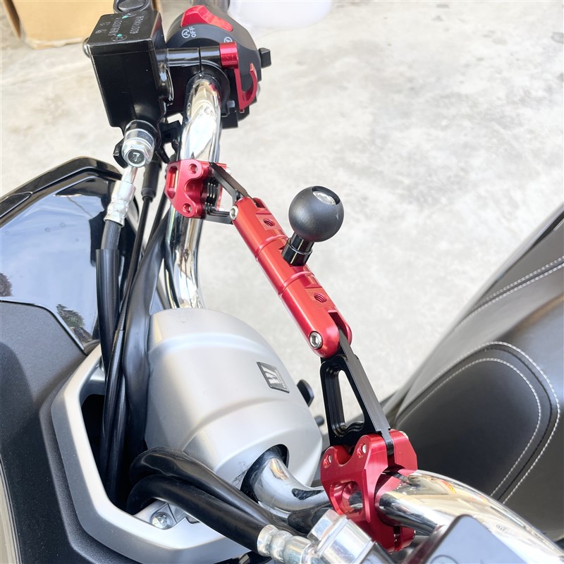 适用本田PCX150 PCX160平衡杆 挂钩改装配件车把横杆拓展手机支架