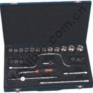 上海捷科 24件套1 SK1 24S 2系列公制套筒工具 JETECH