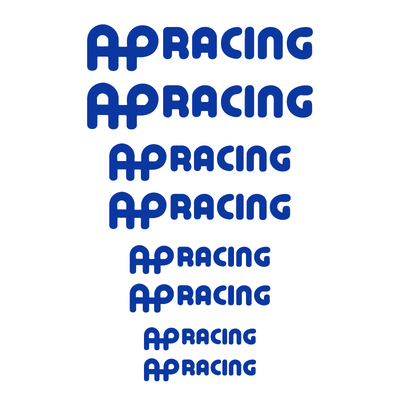 AP卡钳贴纸 APRACING卡钳贴反光个性贴 brembo卡钳刹车盘改装字标