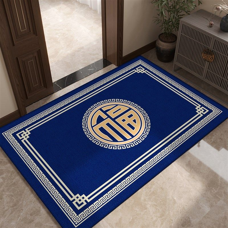 新中式入户门地垫进门门垫防滑玄关垫子家用地毯可裁剪大门口脚垫,居家布艺,入户地垫,淘宝优惠券,粉丝福利购,淘宝优惠卷