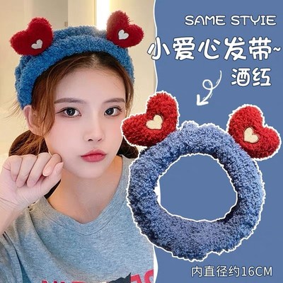 洗脸发箍女款敷面膜化妆专用防滑y可爱搞怪无痕弹力束发带2025新