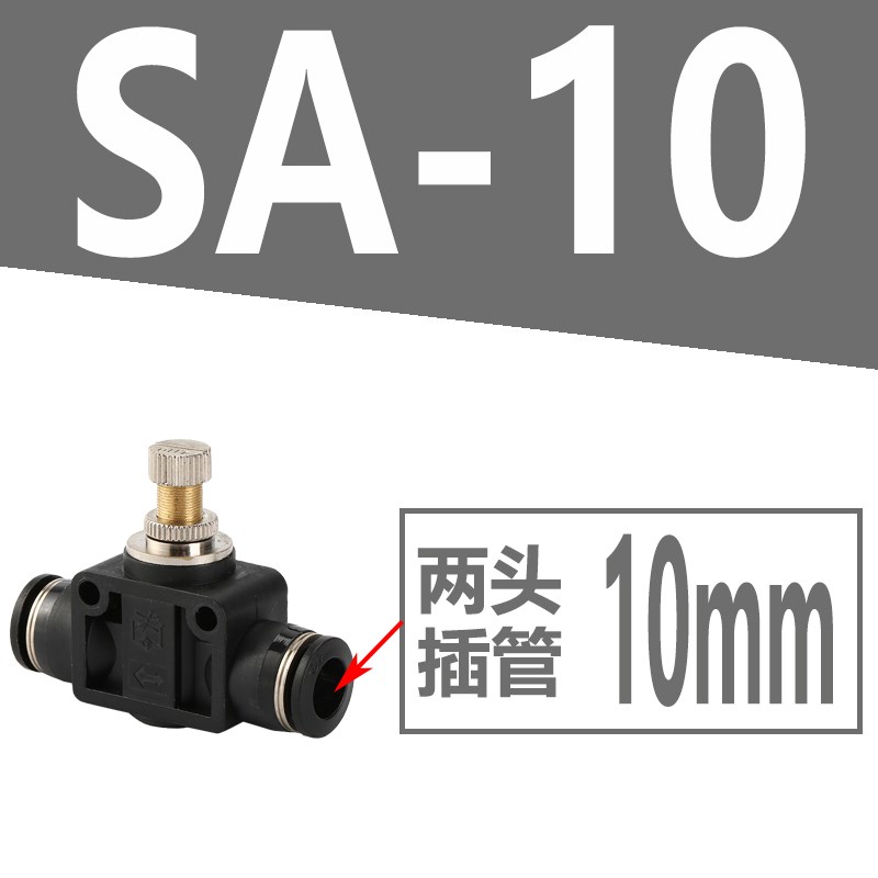 气动气管接头管道节流阀  LSA4 6 SyA4 SA6 SA8 SA10 SA12  管道