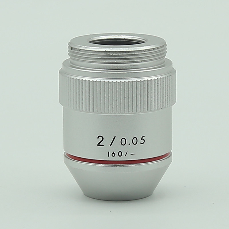 生物显微镜物镜1X 2X 低w倍物镜 无穷远低倍物镜  显微镜低倍镜