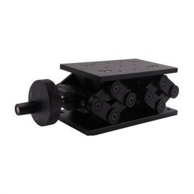 怡合达ELcE11-0814手动位移台 水平Z轴 双剪刀快速升降式 齿轮