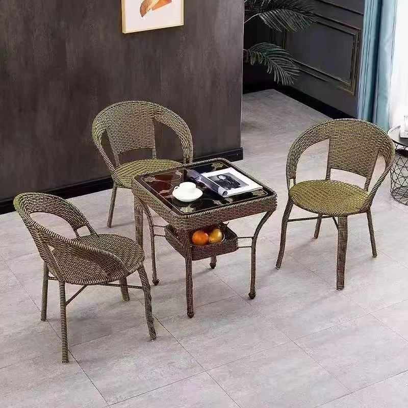 藤椅三五件套阳台休闲桌椅客厅庭院茶几组合室外露台藤编靠背椅子,电子元器件市场,其它元器件,淘宝优惠券,粉丝福利购,淘宝优惠卷