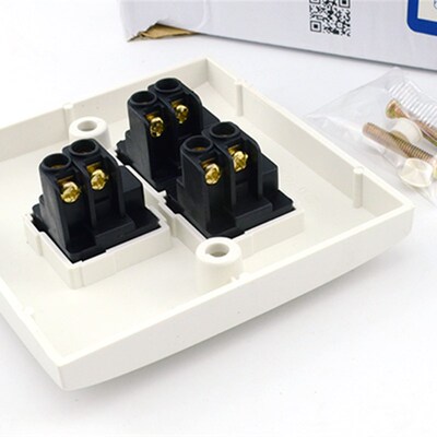 包邮松易三开电源开关插座单控3位开关墙壁开关面板86型明装暗装