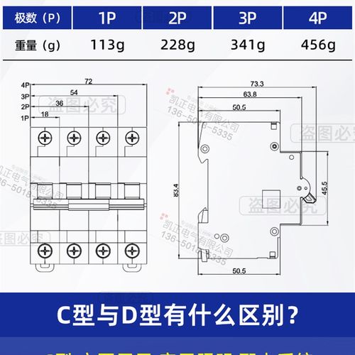 士林小型断路器 空气开关BHA31 BHA32 BHA33 C型 D型 1P 2P 3P 4P