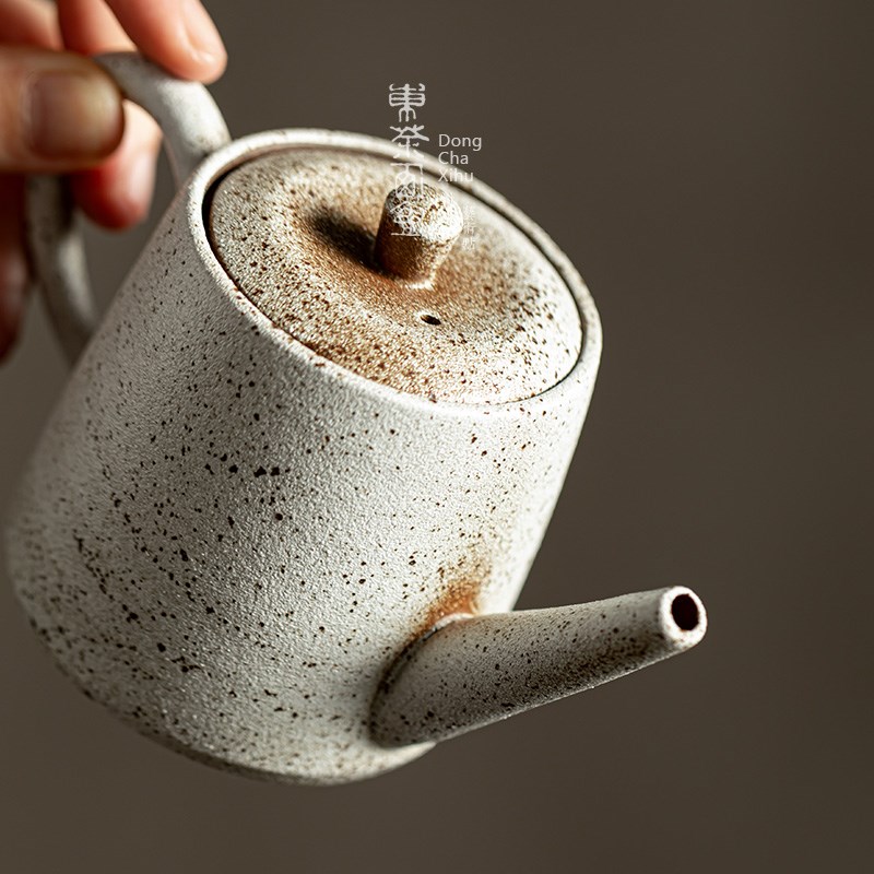 小东西茶具套装配件茶壶小号茶杯稻草灰窑变尚本道陶瓷提梁泡茶壶