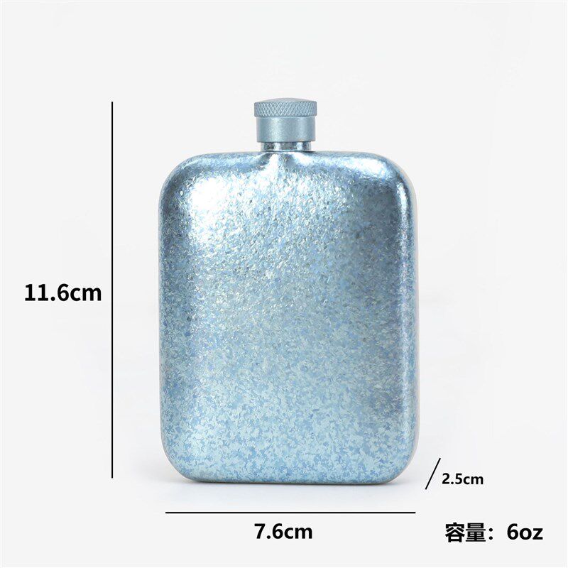 高端随身小酒壶不锈钢高档精致可携式白酒瓶空瓶私人订制威士忌酒