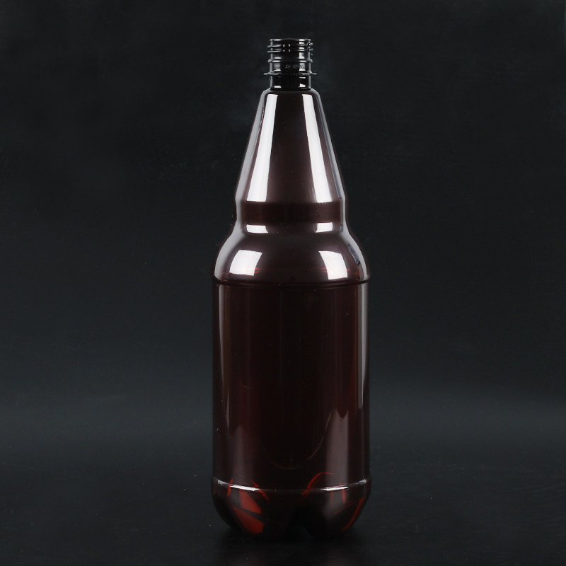 1LPET透明啤酒桶塑料桶外卖打包瓶啤酒瓶塑料酒壶空酒瓶子扎啤桶