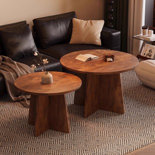 茶几客厅家用茶桌2025新款高端小型沙发边几小圆桌阳台茶台小桌子