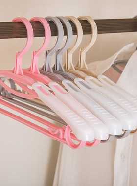 KE3C加厚伸缩衣架无痕宽肩衣撑子衣柜大衣服加长服装店衣挂晾晒钩