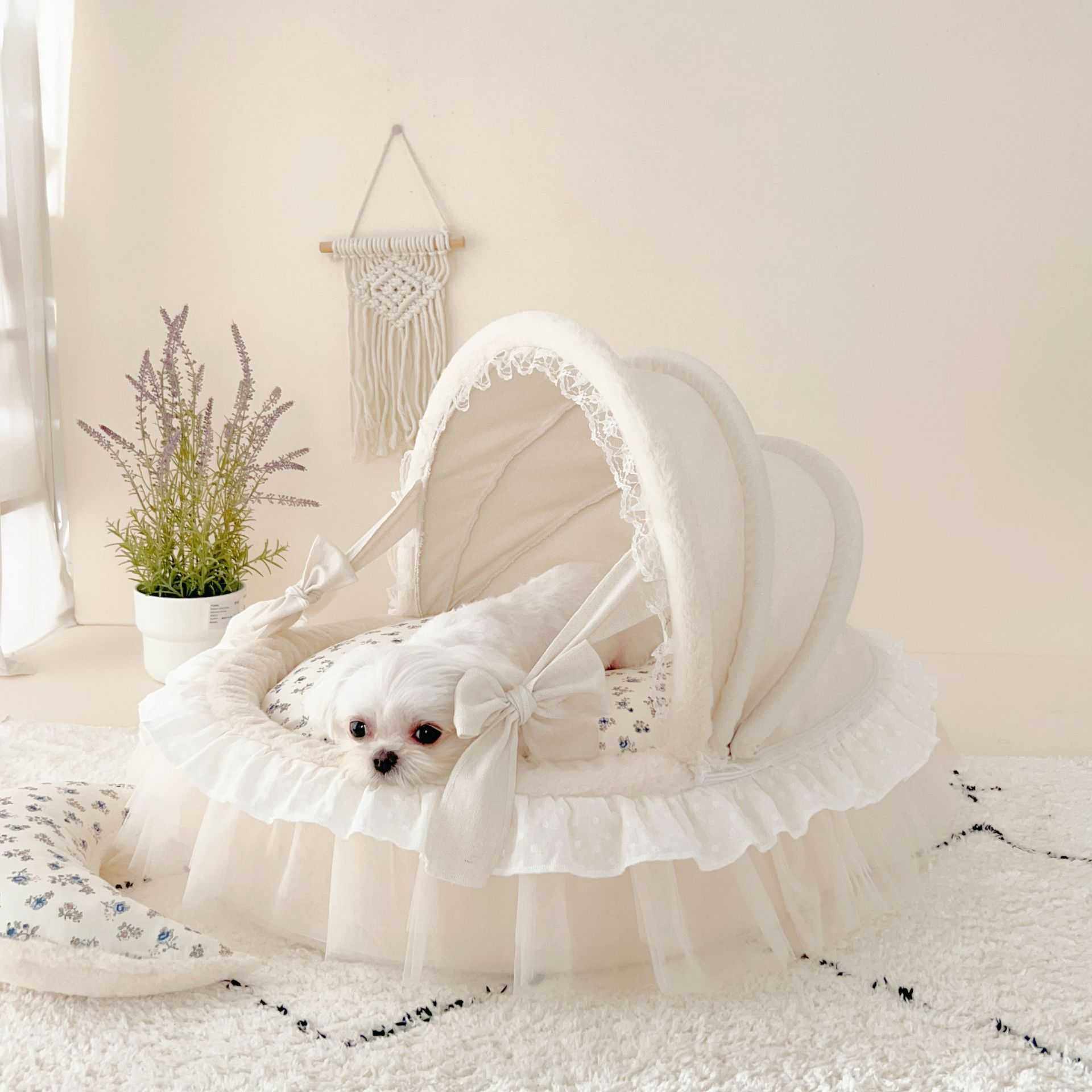 宝丽珍ins四季宠物摇篮可拆洗狗窝猫窝床泰迪马尔济斯小型犬,3C数码配件,摄像机配件,淘宝优惠券,粉丝福利购,淘宝优惠卷