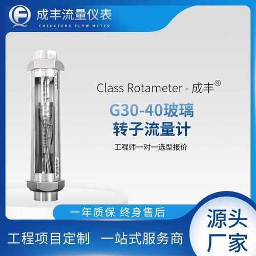 G30-25玻璃管浮子流量计 成丰仪表流量计选型厂家 氨气流量计