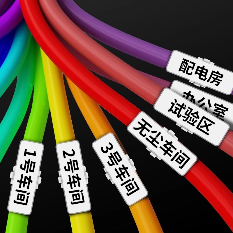 4010电缆标志框透明标识挂牌防水标示盒3010网线电线走向标牌铭牌