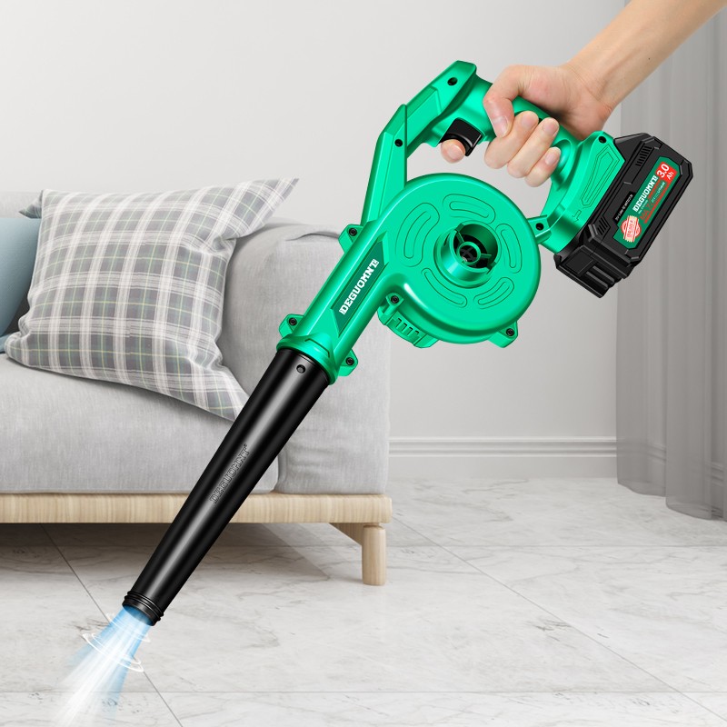 美耐特工业级强力电动吹风充电式鼓风机小型家用电脑清灰吹灰除尘