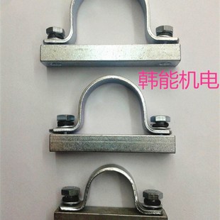 Q235船用重型铁皮单管夹钢管固定夹液压油管电缆管夹A68101214..