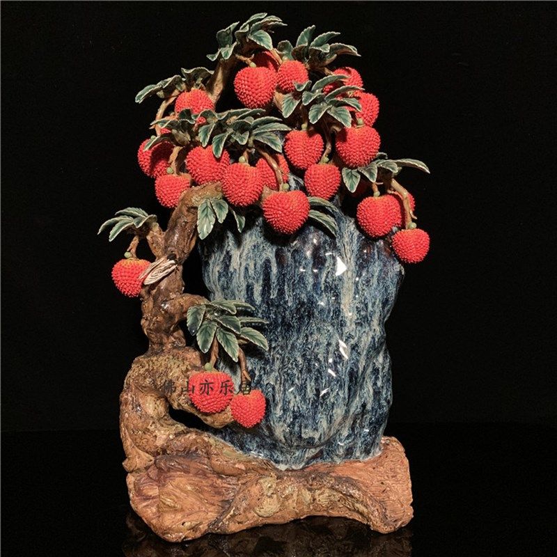 石湾公仔陶瓷满堂红摆件玄关客厅电视柜荔枝装饰品乔迁新居送礼品,鲜花速递/花卉仿真/绿植园艺,洒水/浇水壶,淘宝优惠券,粉丝福利购,淘宝优惠卷