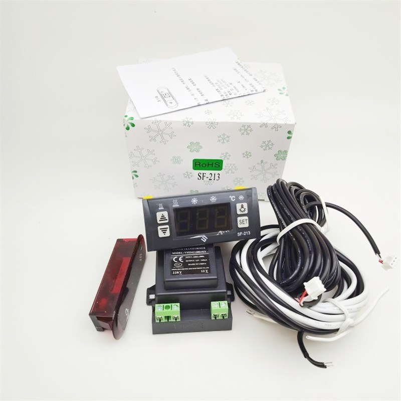 JL213温控器SF雪柜冰柜展示柜电子数字温度控制器冰箱控制控制仪