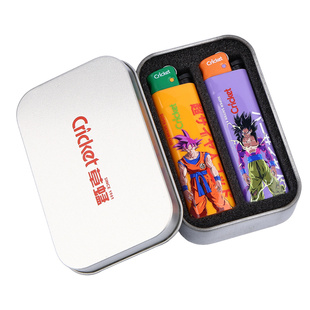 【龙珠悟空】正品草蜢打火机进口个性创意砂轮滑轮零售火机高颜值