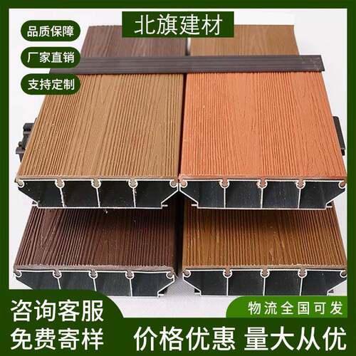 铝合金户外地板厂家直售现货铝塑地板户外景观公园天然环保地板