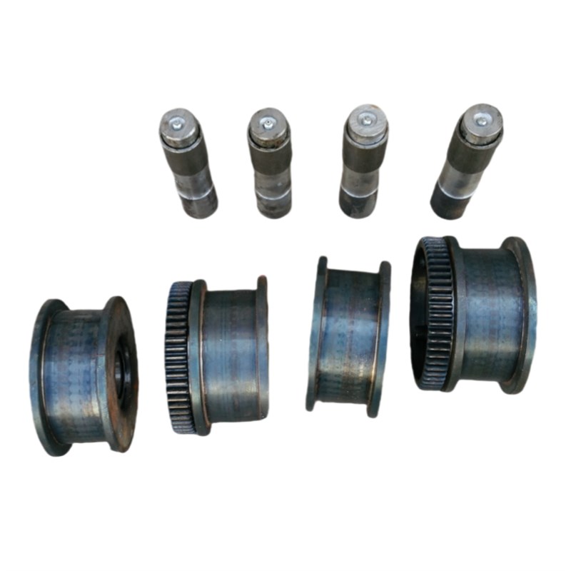 200LD轮天车行走轮LD单梁行车轮一套2主动轮2被动轮4跟轴全新轴承