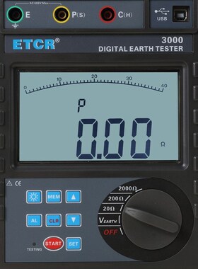 铱泰ETCR3000B接地电阻测试仪 土壤电阻率测试仪 ETCR3000