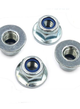 六角带垫法兰尼龙防松螺母DIN6926自锁/锁紧螺帽GB6183 M4/5/6/8