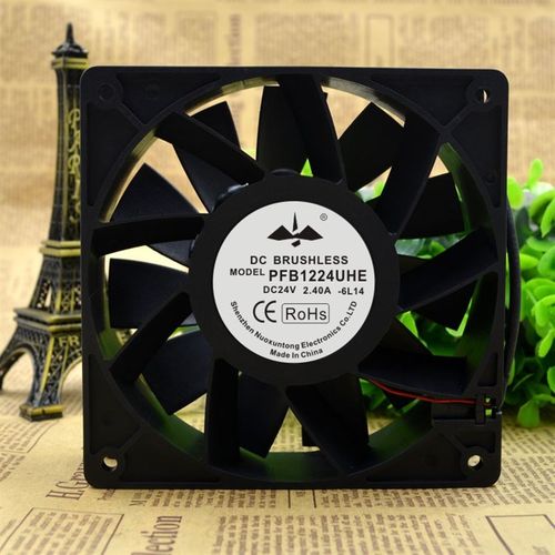 全新小明 PFB1224UHE 12038 24V 2.40A 12CM大风量暴力变频器风扇