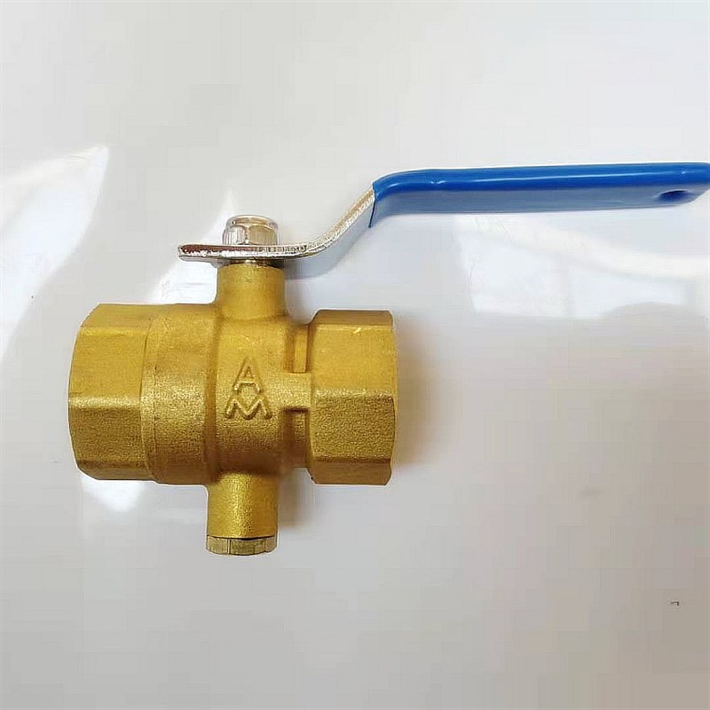 Amico温度计球阀q11f - 20t229黄铜加厚温度计传感器手动球阀20kg