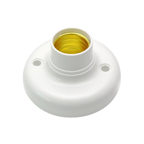 e27螺口灯座LED灯泡灯头灯口插座灯底座吸顶明装吊线螺口节能灯座