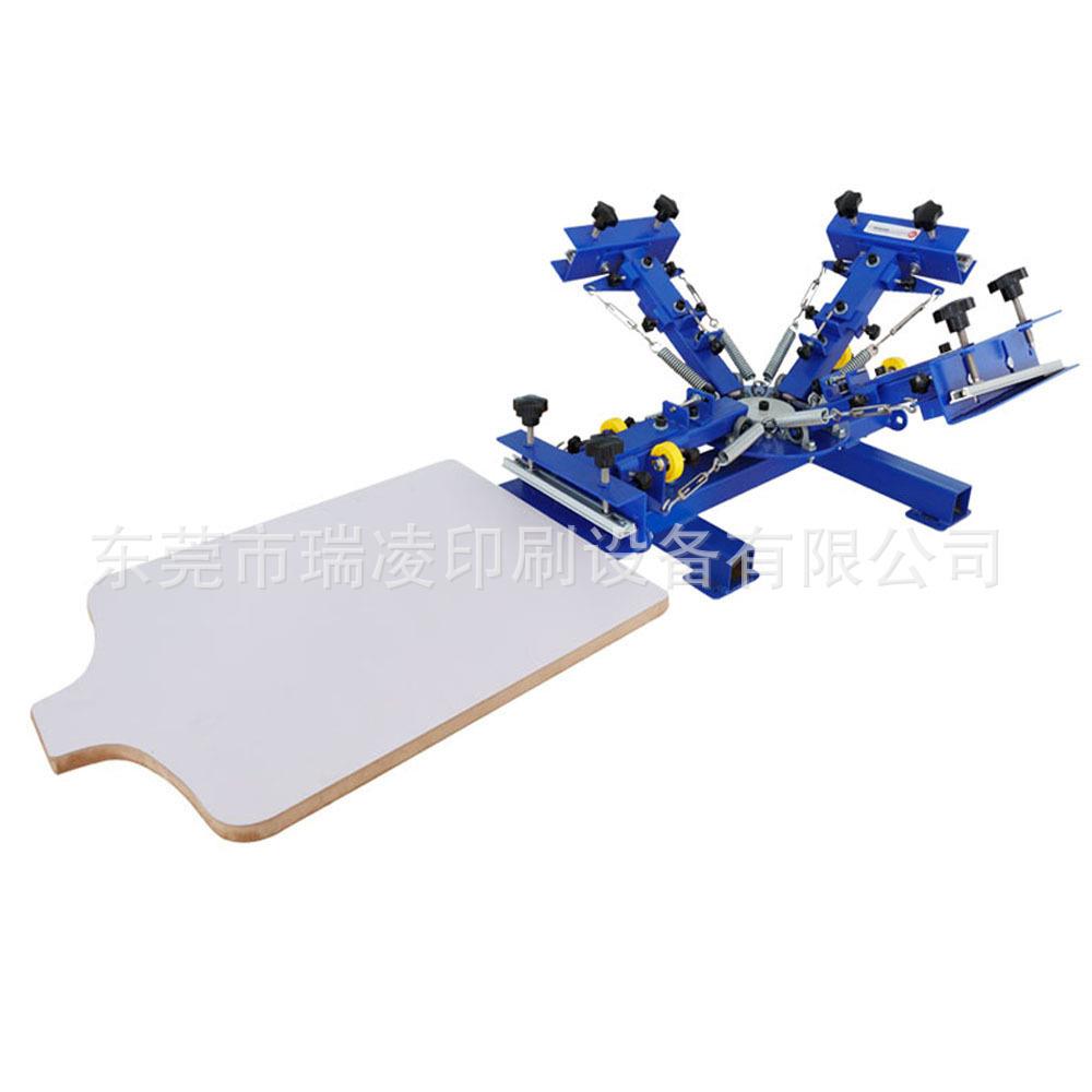 NS401-EAM手动丝网印刷机带微调丝印机4色1工位简易丝印机