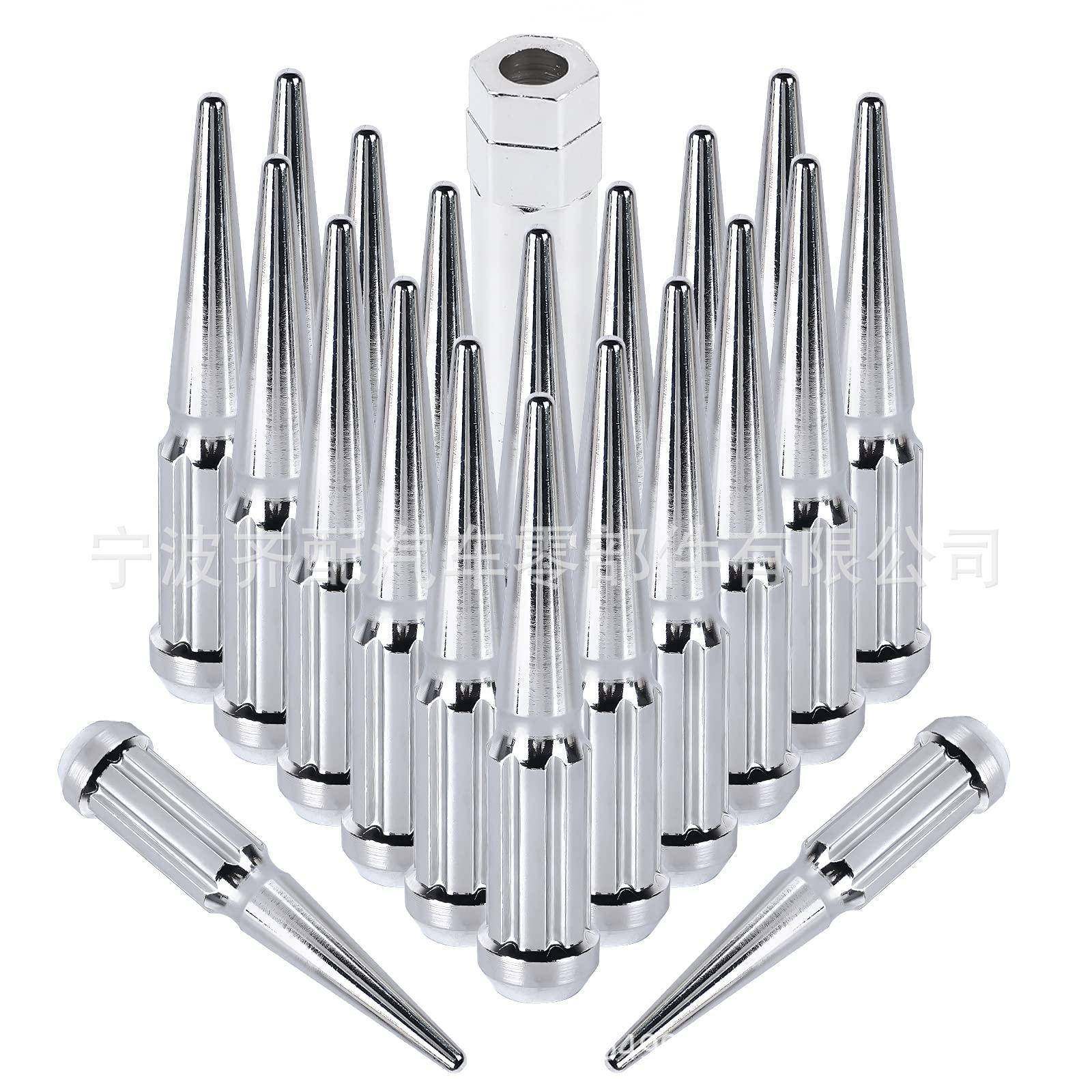 1/2-20尖头七花螺母轮胎螺母轮毂螺母汽车改装轮胎LugNut