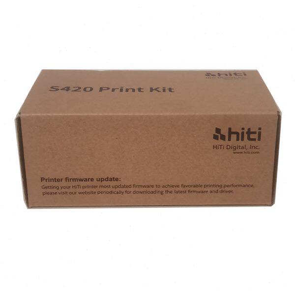 呈妍S420相纸打印机色带3414黑字进口纸基大包装100张