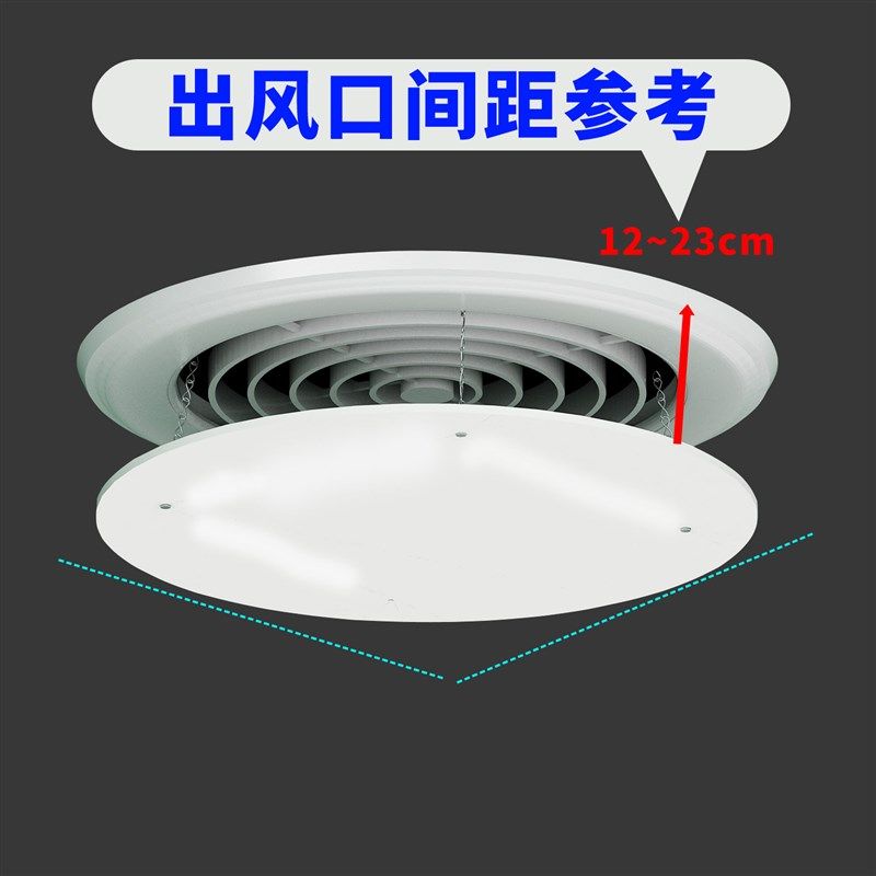 中央空调挡风板正方形空调遮风板导风罩天花板嵌入型空调冷气出风,收纳整理,空调防尘罩,淘宝优惠券,粉丝福利购,淘宝优惠卷
