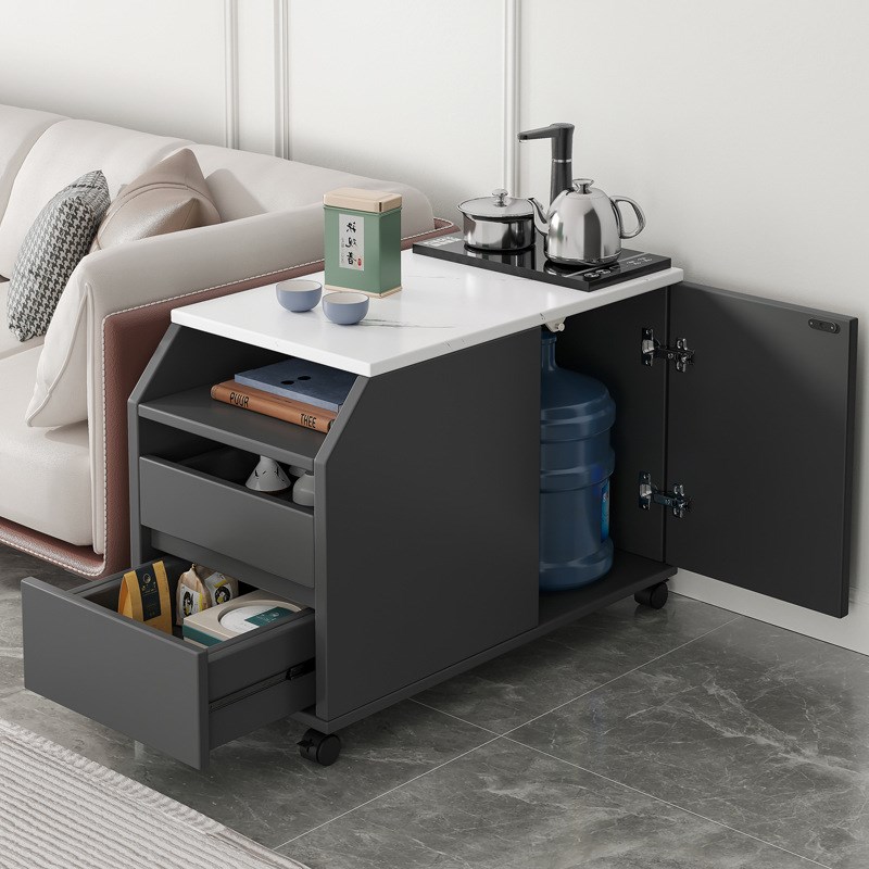 沙发边柜轻奢客厅移动边几角几简约现代收纳柜侧边储物意式茶几柜