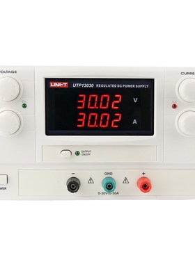 优利德30V30A大功率直流稳压电源高精度单路线性维修数显式电源