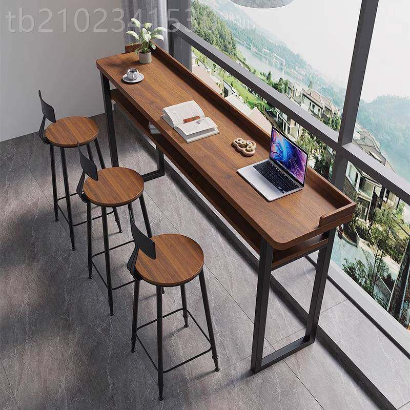 设计师阳台台家用吧桌桌双层实木挡板靠窗条窄桌长JHH高低脚长高,农用物资,苗木固定器/支撑器,淘宝优惠券,粉丝福利购,淘宝优惠卷