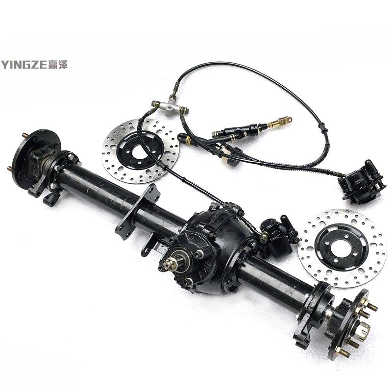 四轮摩托车卡丁车沙滩车后桥轴传动差速后桥碟刹款