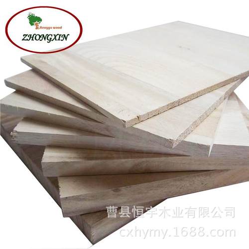 实木直拼板AA无结疤桐木拼板薄木板12mm实木板跆拳道木板木板片