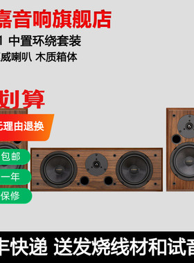 爱嘉K-601采用惠威ST6.5喇叭HiFi音箱中置环绕家庭影院高保真音响