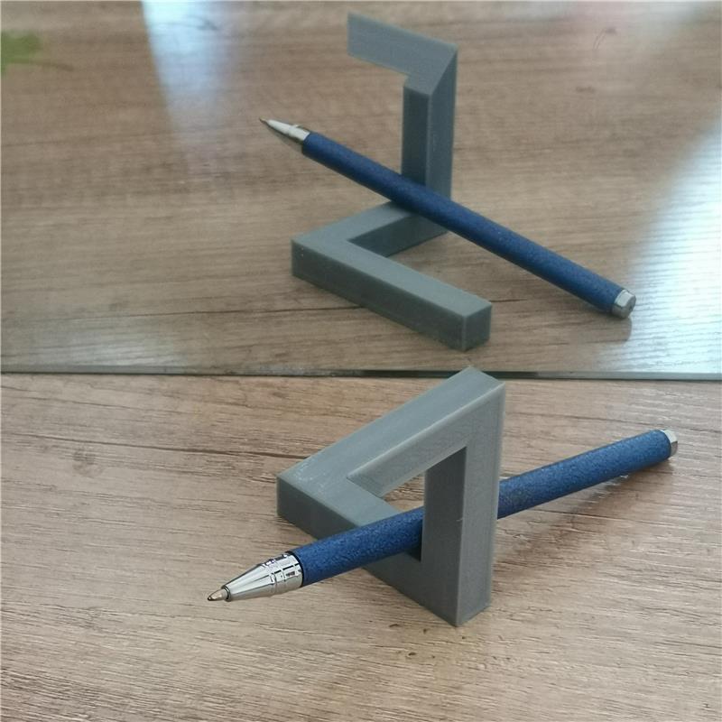 3D列印彭罗斯三角 视错觉不可能三角形 Penrose视错觉模型 DIY视