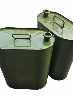 加厚铁油桶军绿色汽油桶升柴油壶摩托 托汽车专用备用油箱30L20L1