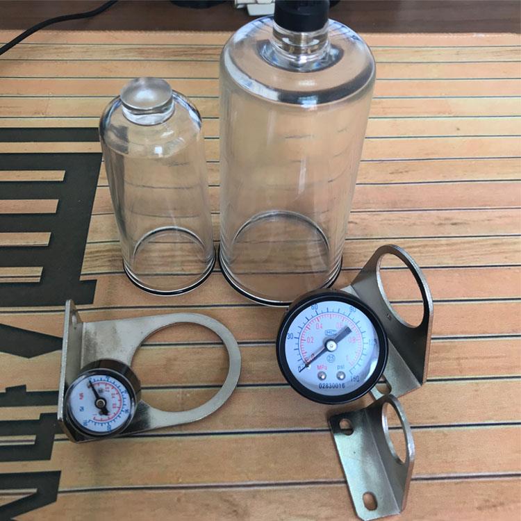 油水分离器水杯/油杯AW/AF/AC/AL4000/3000/2000Y40/50压力表支架