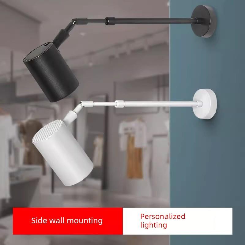 Led聚光灯商店商业家庭墙天花板表面安装延伸杆长臂侧面安装展览